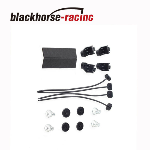 2X 10'' ELECTRIC RADIATOR/ENGINE COOLING FAN+MOUNTING ZIP TIE KITS BLACK - www.blackhorse-racing.com