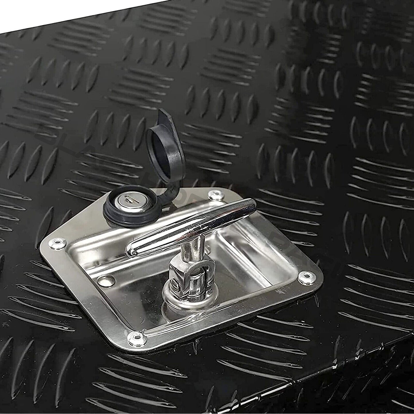 
                  
                    30" Truck Bed/Trailer Aluminum Tool Box pickup trunk Storage Black Pickup/ RV
                  
                