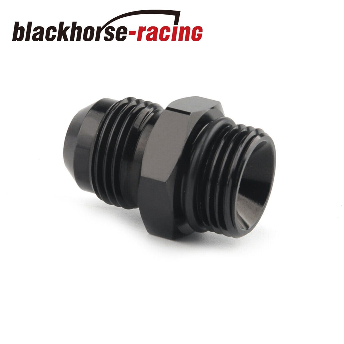 Adattatore Maschio ORB-6 O-Ring Boss AN6 A AN8 In Alluminio Nero
