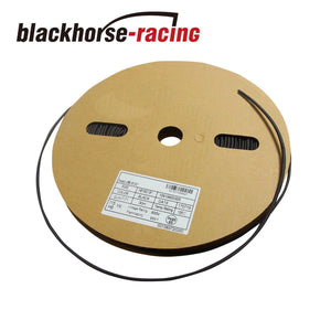 100 FT/100' Feet 1/8'' 3mm Polyolefin 2:1 Heat Shrink Tubing Tube Cable UL Black - www.blackhorse-racing.com