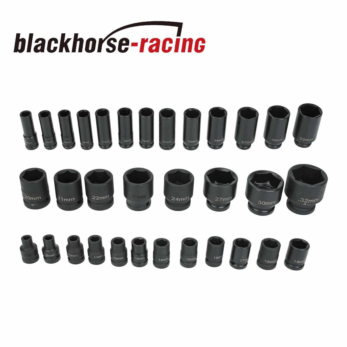 
                  
                    35PCS Deep Impact Socket Set 1/2" Drive 6 Point Metric Garage Tool 8mm - 32mm
                  
                