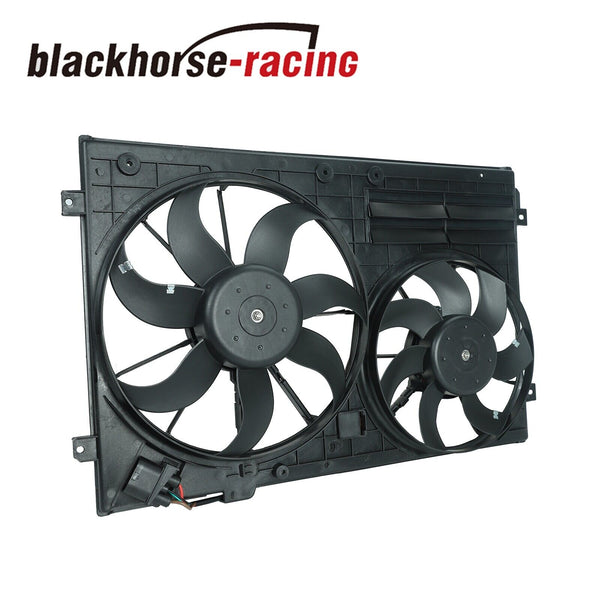 620-805 Radiator Cooling Fan Assembly For 05-17 Audi VW Beetle Passat Golf Jetta