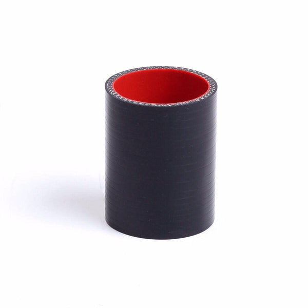 51mm Straight Silicone Hose Pipe Black Red 2" Intercooler Radiator Coupler Turo - www.blackhorse-racing.com