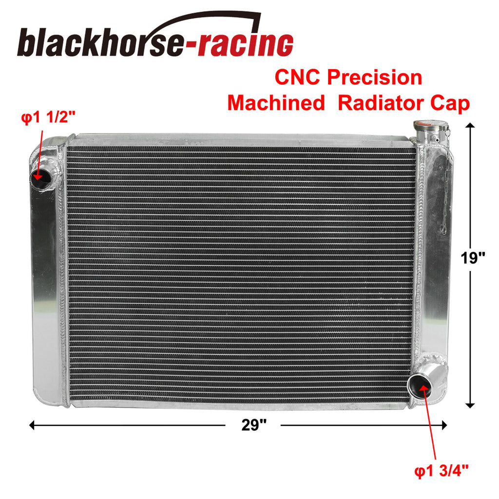 Aluminum Racing Radiator 29X19 Universal For Chevrolet Chevy GM SBC He ...
