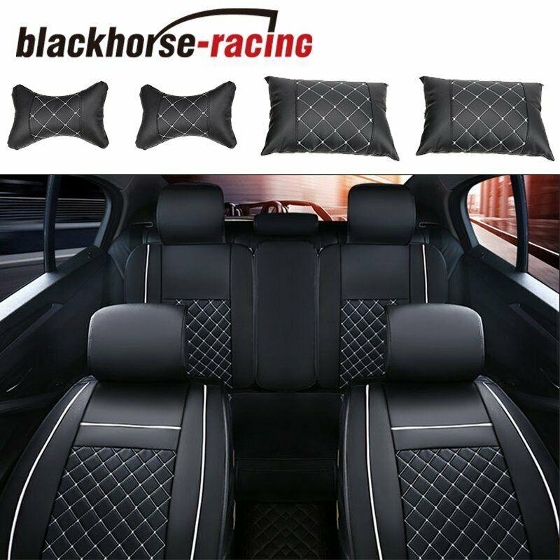 
                  
                    Universal 5-Seats Front + Rear Car Seat Cover Cushion Set Microfiber PU Leather - www.blackhorse-racing.com
                  
                