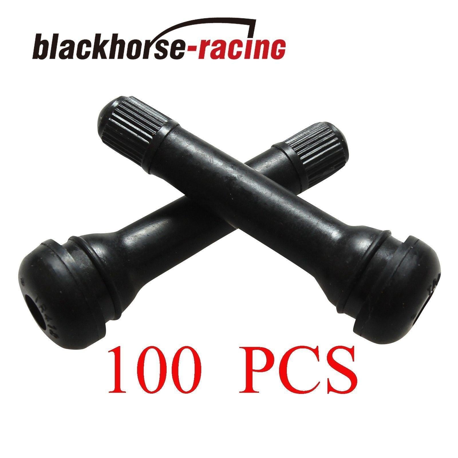 100 PCS Tire Valve Stems Assortment Combo Lot  418  Most Common 2'' length  60psi - www.blackhorse-racing.com