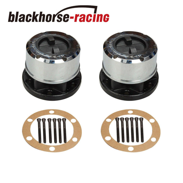 Pair Set of 2 Locking Hubs For Nissan Pathfinder Frontier Xterra Titan D21 - www.blackhorse-racing.com