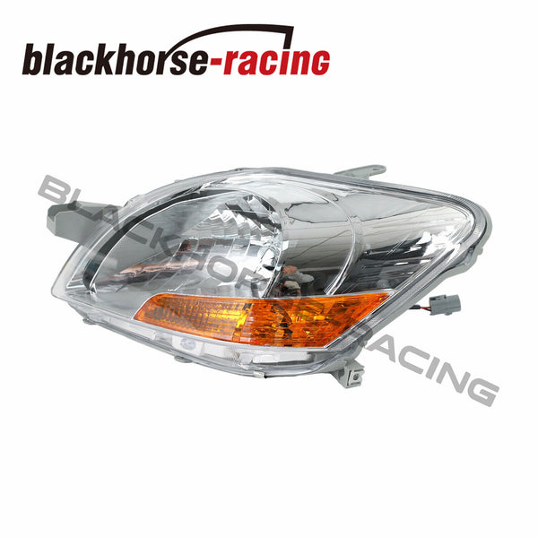 Headlight For 2007-2012 Toyota Yaris Pair Set Left Right Headlamp Clear Housing