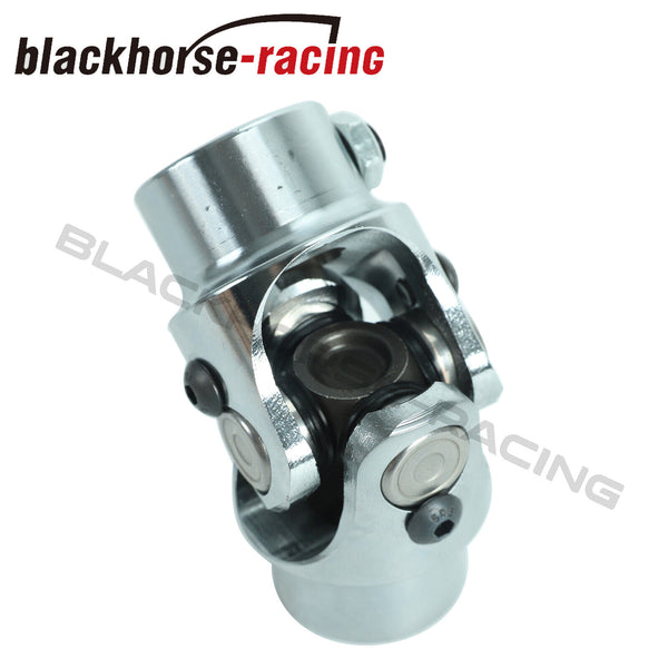 3/4" DD X 3/4" DD Stainless Steel Single Universal Steering Chrome U-Joint Shaft