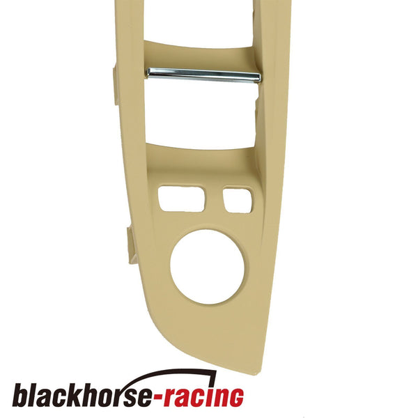 1x Front Left Beige Inner Door Panel Handle Pull Trim Cover for BMW 5 series F10