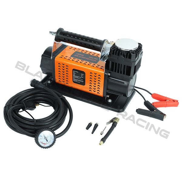 12V Portable 6.35CFM Air Compressor Kit For SUV Truck Car Air Pump Tire Inflator