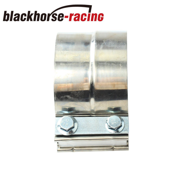 2PCS 3.5" 3 1/2 Stainless Band Step Clamps for Catback Manifolds T304