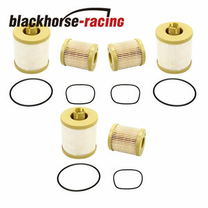 3PCS 6.0L Diesel Turbo Fuel Filters Fit 2003-2007 Ford F-Series - www.blackhorse-racing.com