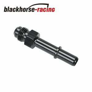 Fuel Straight Adapter Fitting 6AN AN6 Male to 5/16 Male GM Quick Connect EFI - www.blackhorse-racing.com