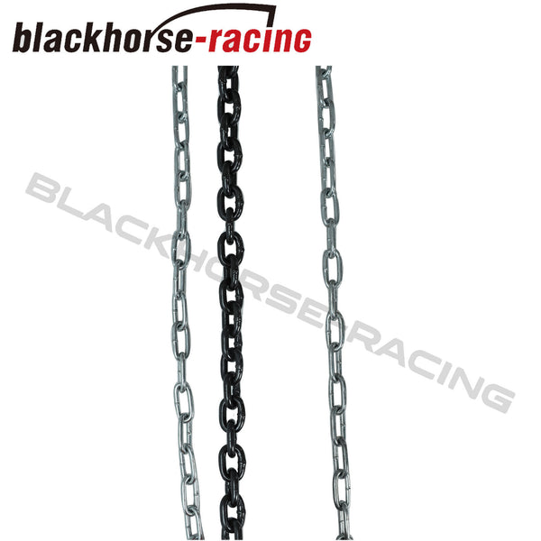 Manual Hand Chain Block Hoist w/ 2 Hooks 10 Feet 1 Ton Capacity Red Lift Tools