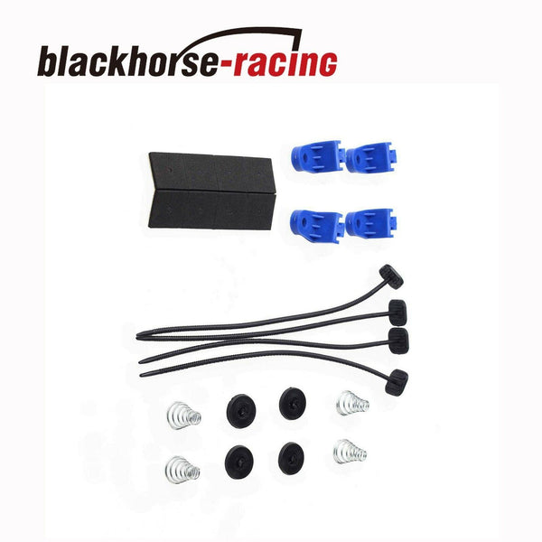 2X 10''ELECTRIC RADIATOR/ENGINE COOLING FAN+MOUNTING ZIP TIE KIT BLUE UNIVERSAL - www.blackhorse-racing.com