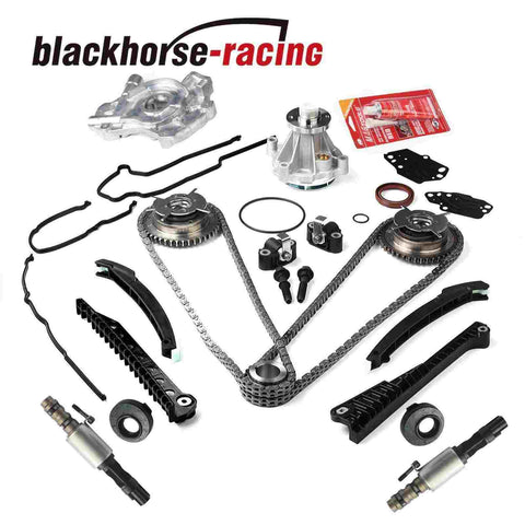 For Ford Lincoln 5.4 V3 Timing Chain Kits +Cam Phasers+Oil & Water Pump+Solenoid - www.blackhorse-racing.com