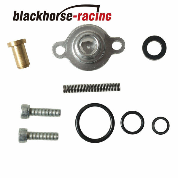 Fit Ford 7.3 Powerstroke Diesel Fuel Pressure Regulator Billet Valve Cap Kit - www.blackhorse-racing.com