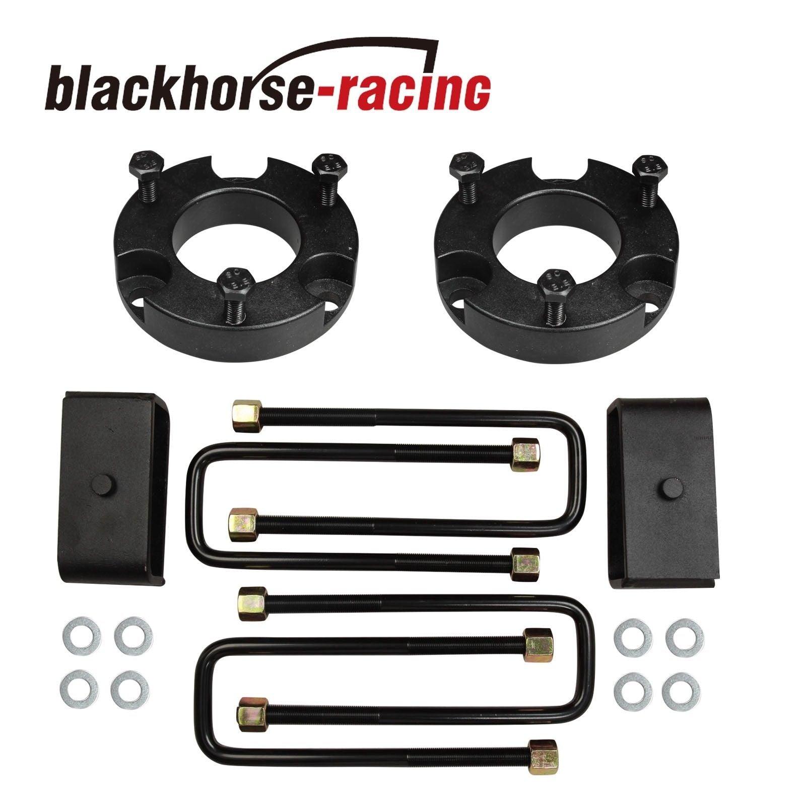 Fits Toyota Tacoma 3'' Front and 2'' Rear Leveling lift kit 1995-2004 Black - www.blackhorse-racing.com