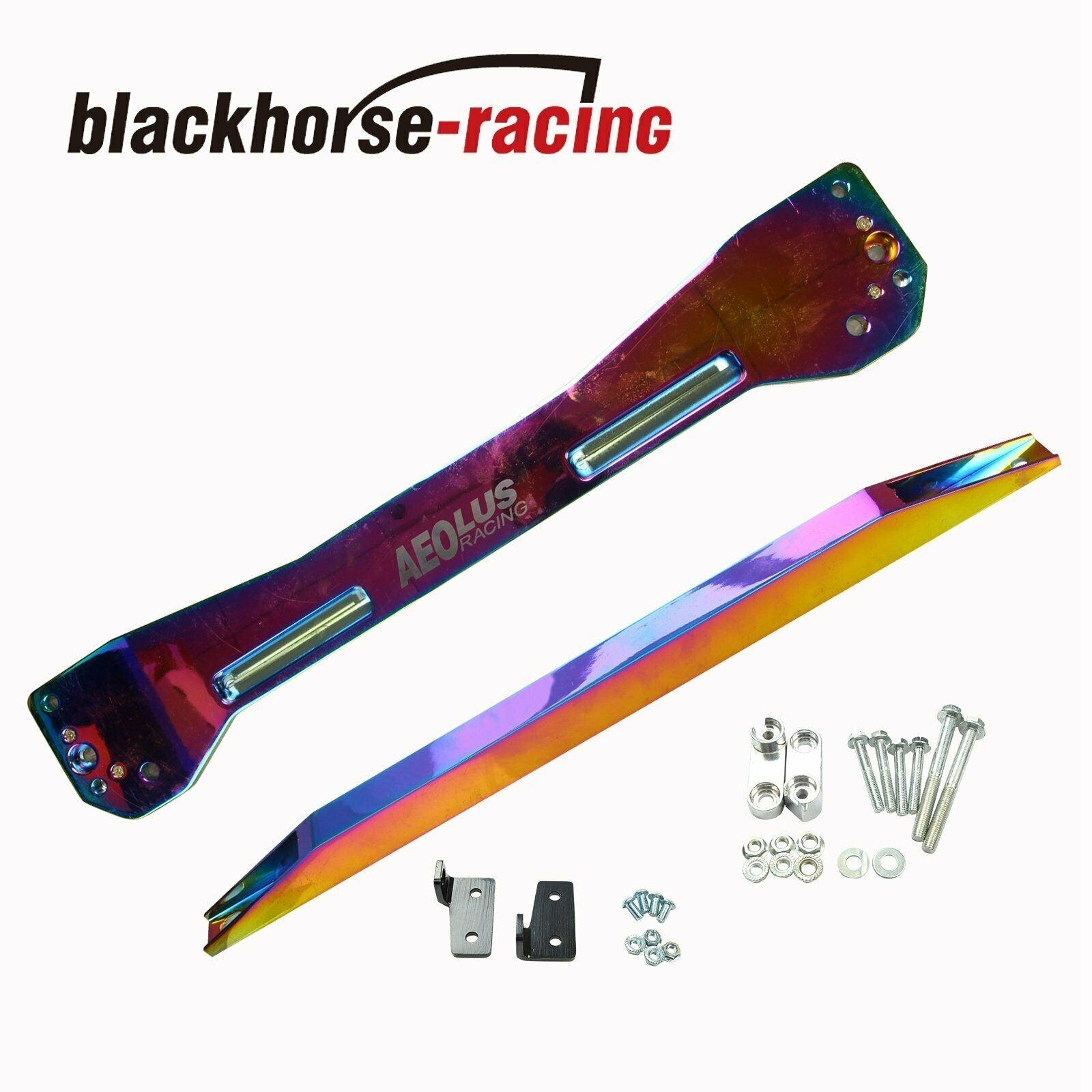Fits 1996-2000 EK Honda Civic NEO Rear Tie Bar Subframe Brace + Tie Bar - www.blackhorse-racing.com