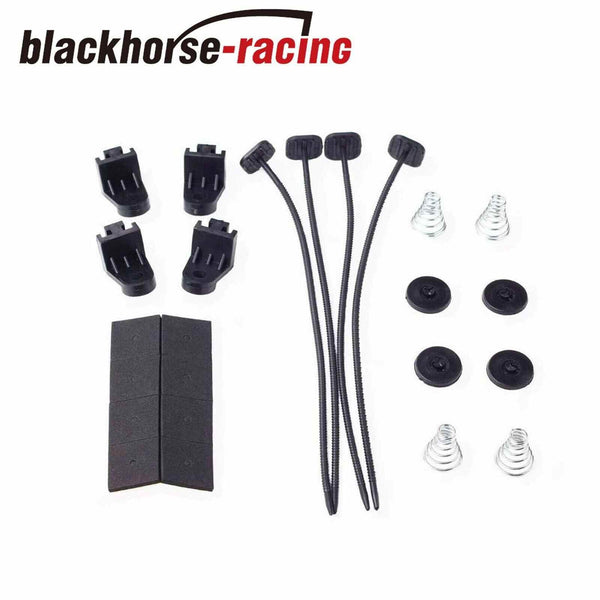 10'' BK Electric Radiator Cooling Fan + Thermostat Relay & Mounting Kit Black