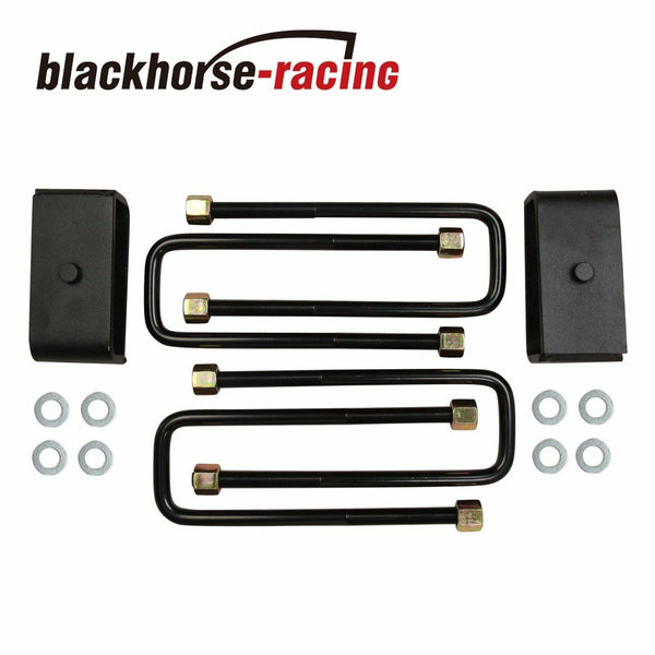 3'' Front and 2'' Rear Leveling lift kit for 2007-2018 Toyota Tundra Black - www.blackhorse-racing.com