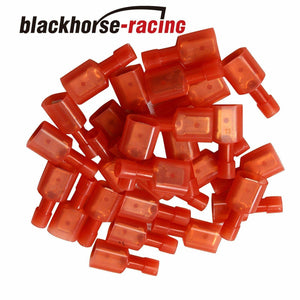 50Pcs Male Quick Wire Connector Red 22-18 Gauge T-Tap New - www.blackhorse-racing.com